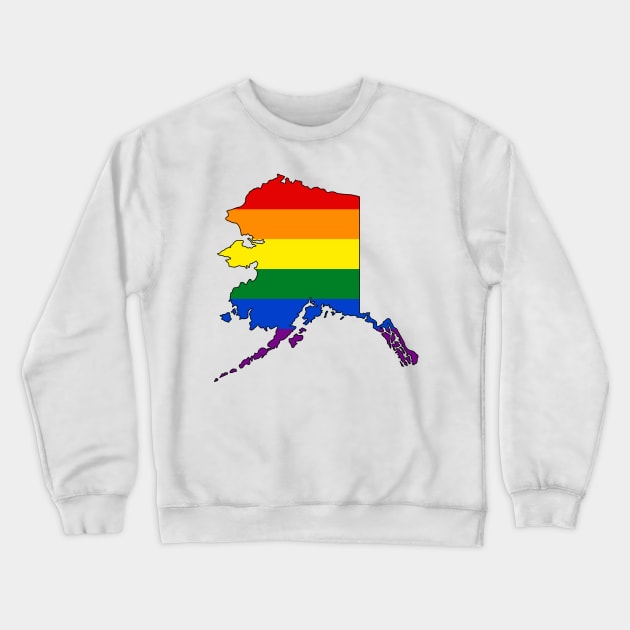 Alaska Pride! Crewneck Sweatshirt by somekindofguru